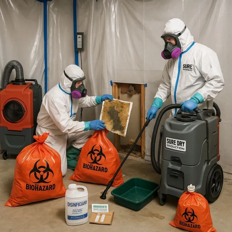 Contaminated Water Handling Protocols process in Brownsboro, TX
