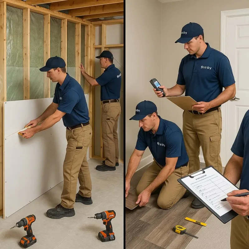 Repairs and Reconstruction process in Brownsboro, TX