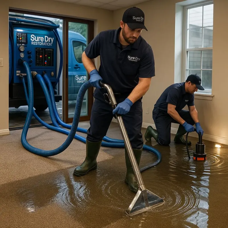 Water Extraction and Removal process in Brownsboro, TX
